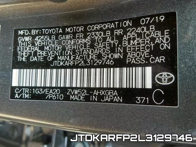 JTDKARFP2L3129746 фото 2