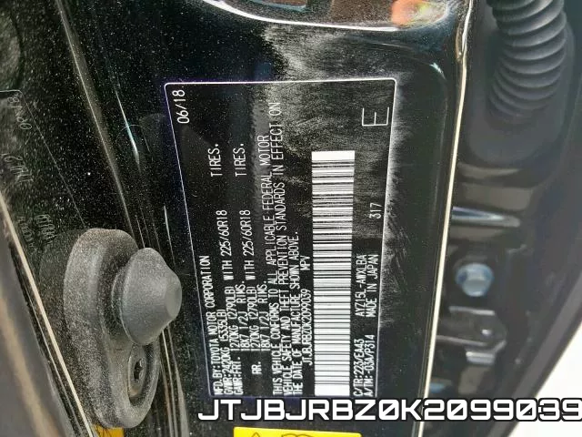 JTJBJRBZ0K2099039 фото 2