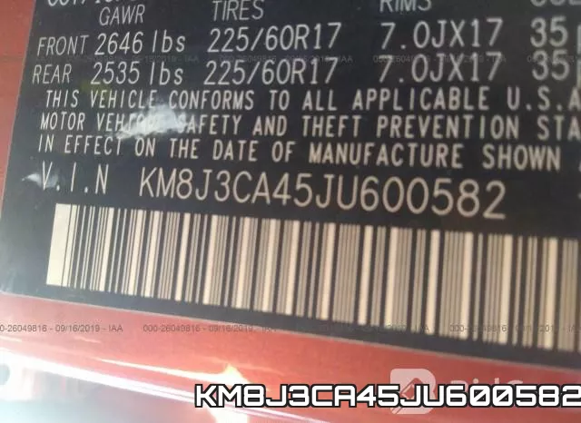 KM8J3CA45JU600582 фото 10