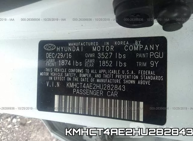 KMHCT4AE2HU282843 фото 10