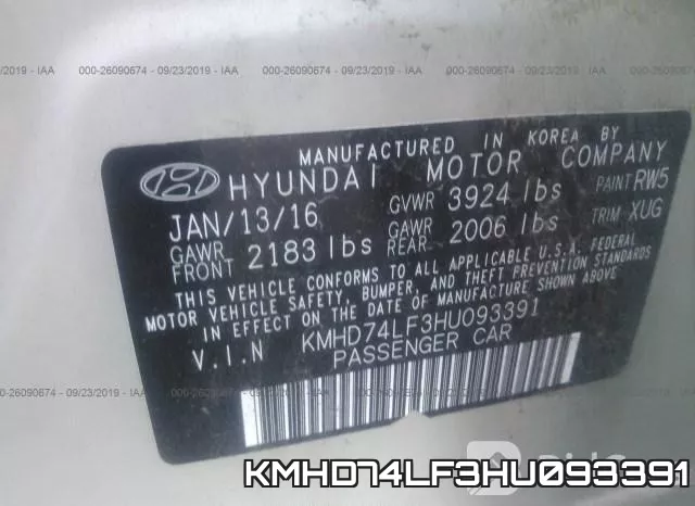 KMHD74LF3HU093391 фото 10