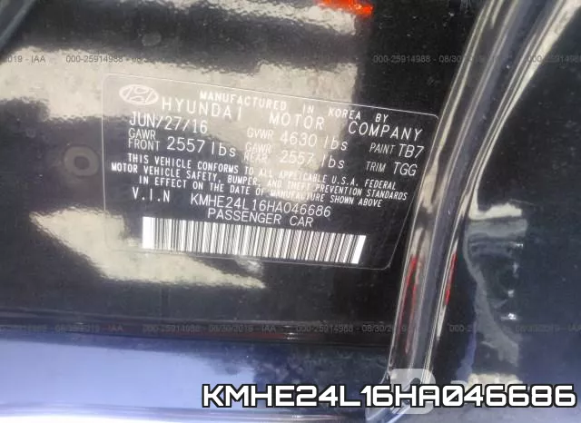 KMHE24L16HA046686 фото 10