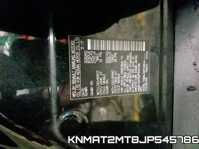 KNMAT2MT8JP545786 фото 2