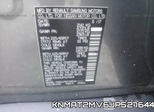 KNMAT2MV6JP527644 фото 10