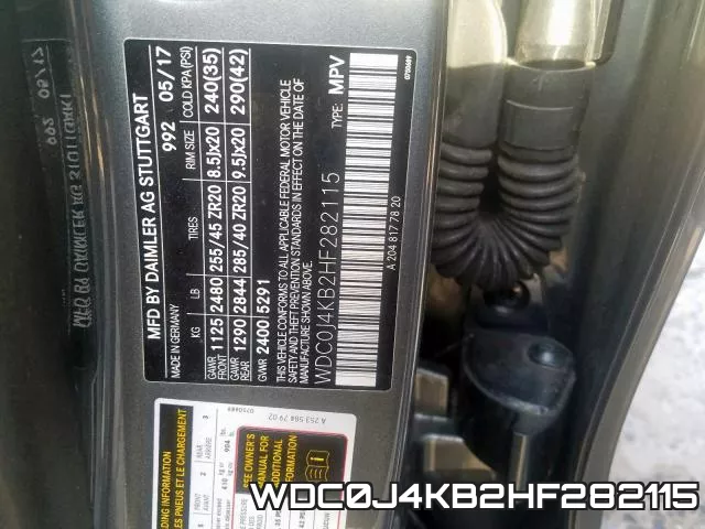 WDC0J4KB2HF282115 фото 2