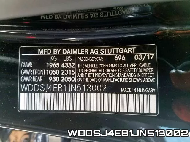 WDDSJ4EB1JN513002 фото 2