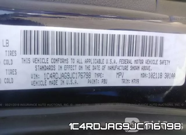1C4RDJAG9JC176798 фото 10