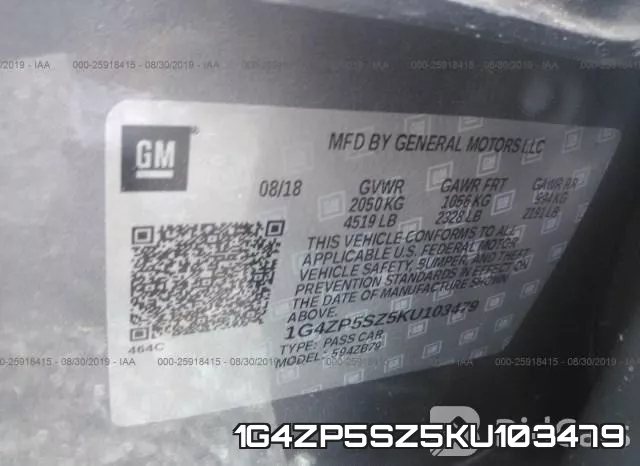 1G4ZP5SZ5KU103479 фото 10