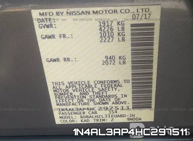 1N4AL3AP4HC297511 фото 10