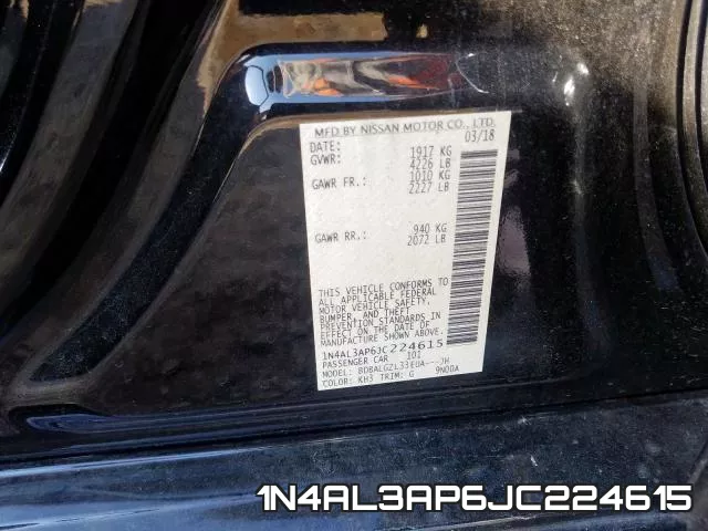 1N4AL3AP6JC224615 фото 2