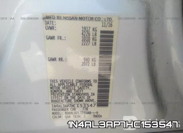 1N4AL3AP7HC153547 фото 10