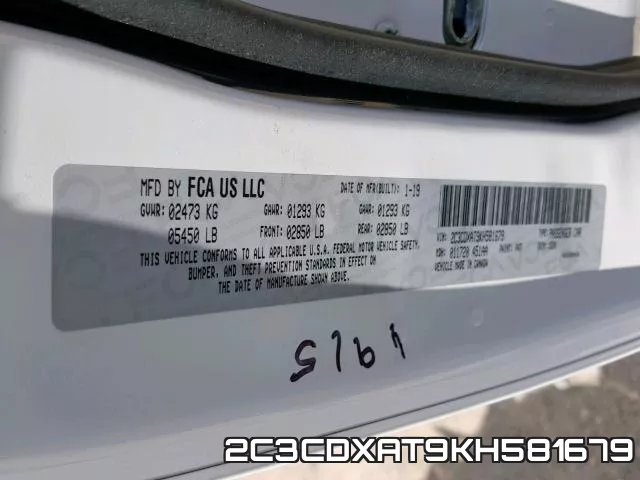 2C3CDXAT9KH581679 фото 2