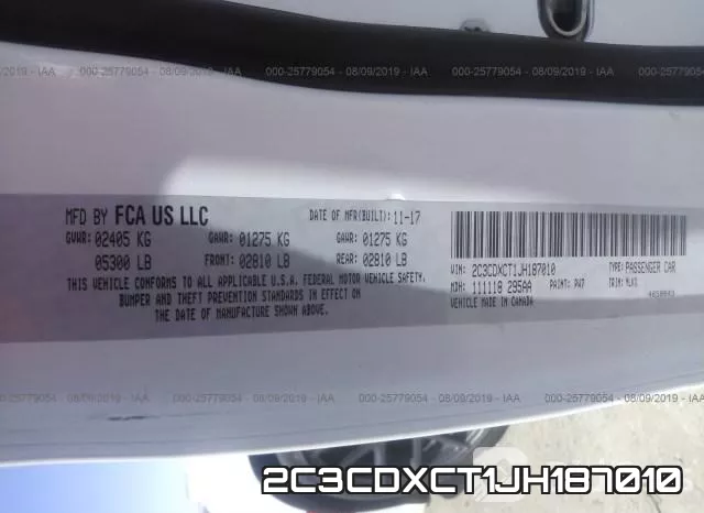 2C3CDXCT1JH187010 фото 10