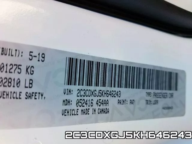 2C3CDXGJ5KH646243 фото 2