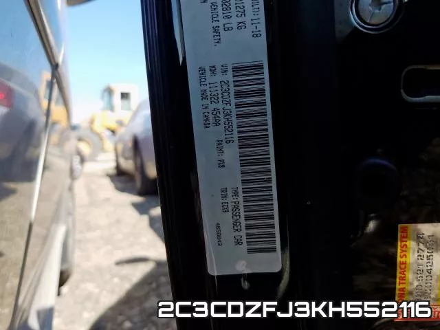 2C3CDZFJ3KH552116 фото 2