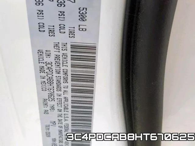 3C4PDCAB8HT670625 фото 2