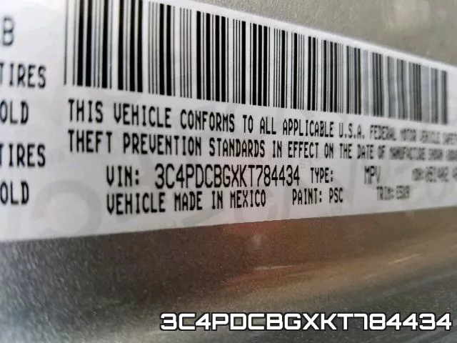 3C4PDCBGXKT784434 фото 2