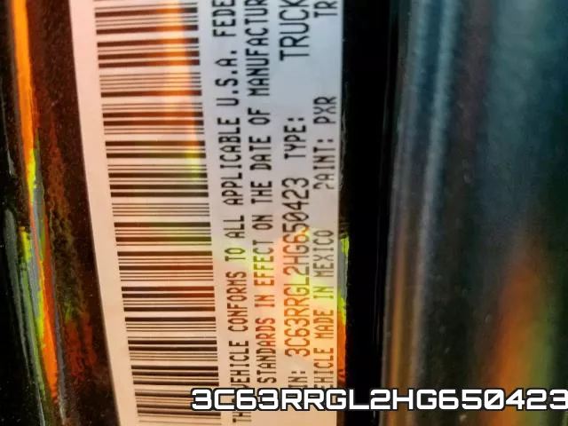3C63RRGL2HG650423 фото 2