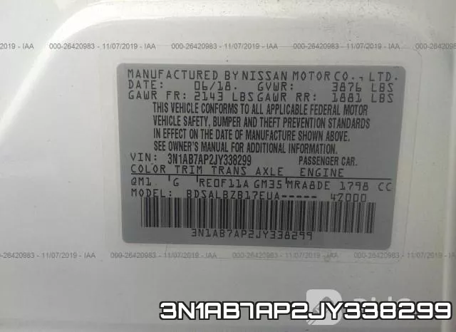 3N1AB7AP2JY338299 фото 10