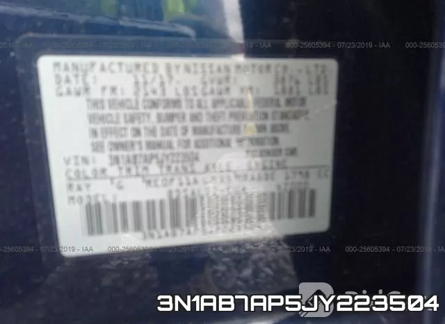 3N1AB7AP5JY223504 фото 10
