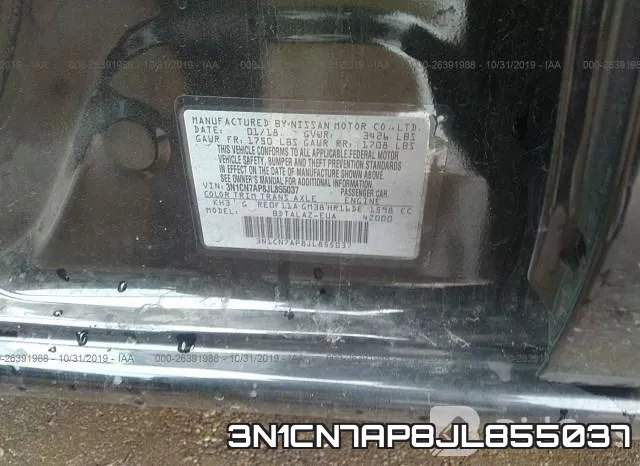 3N1CN7AP8JL855037 фото 10