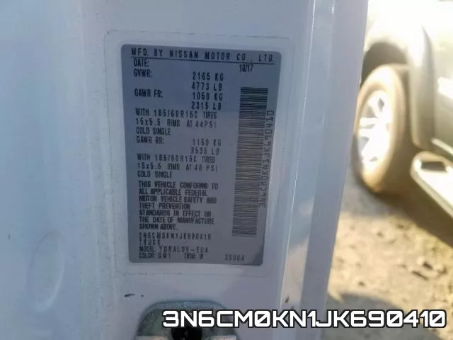 3N6CM0KN1JK690410 фото 2