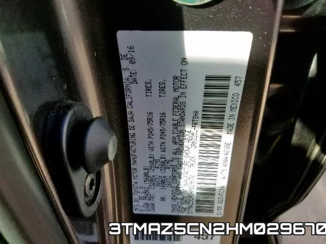 3TMAZ5CN2HM029670 фото 2