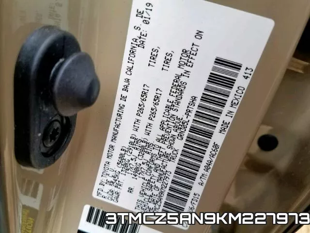 3TMCZ5AN9KM227973 фото 2