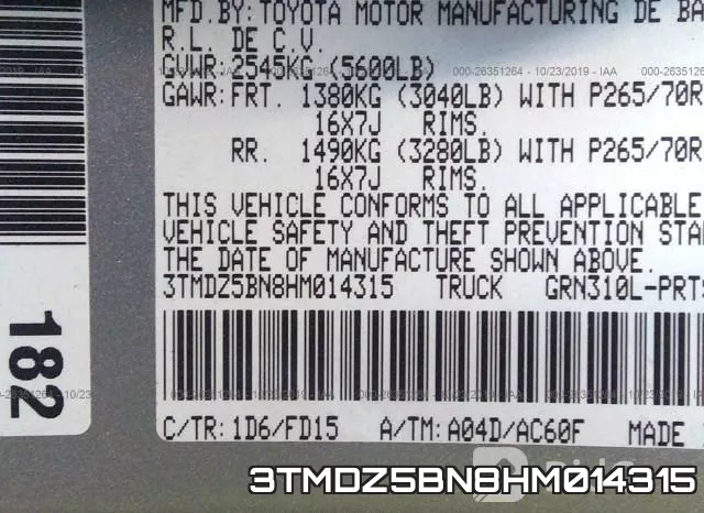 3TMDZ5BN8HM014315 фото 10