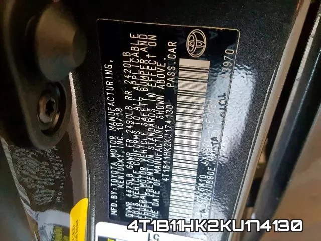 4T1B11HK2KU174130 фото 2