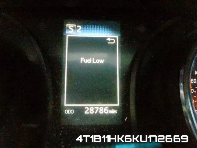4T1B11HK6KU172669 фото 9