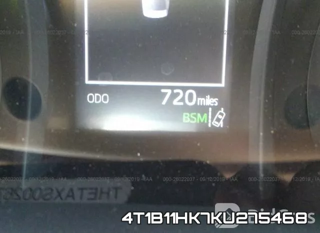 4T1B11HK7KU275468 фото 8