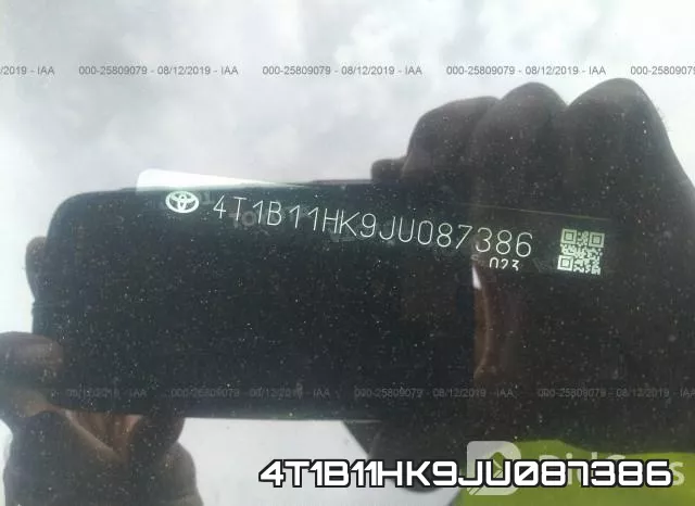 4T1B11HK9JU087386 фото 10