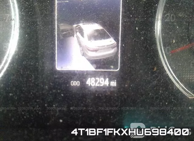 4T1BF1FKXHU698400 фото 8
