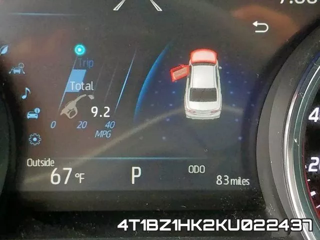 4T1BZ1HK2KU022437 фото 9