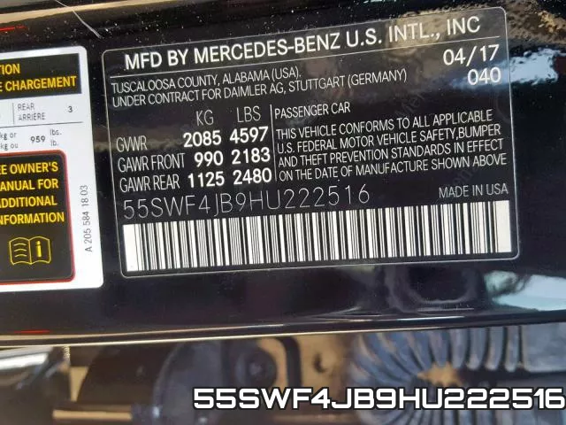 55SWF4JB9HU222516 фото 2