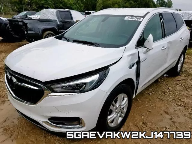 5GAEVAKW2KJ147739 фото 3