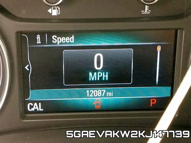 5GAEVAKW2KJ147739 фото 9