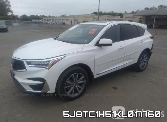 5J8TC1H51KL017760 фото 3