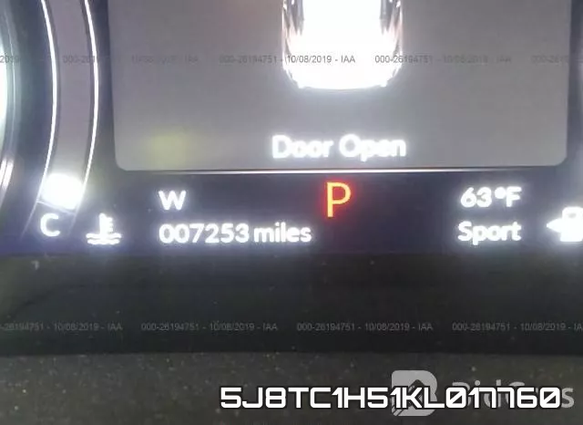 5J8TC1H51KL017760 фото 8