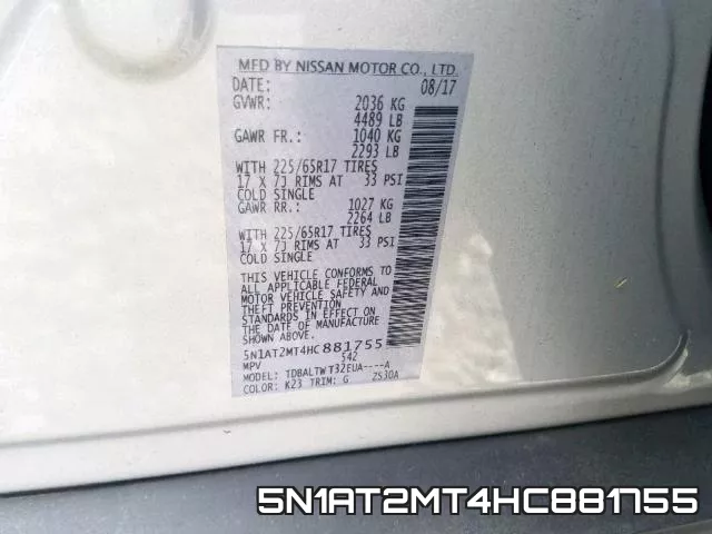 5N1AT2MT4HC881755 фото 2