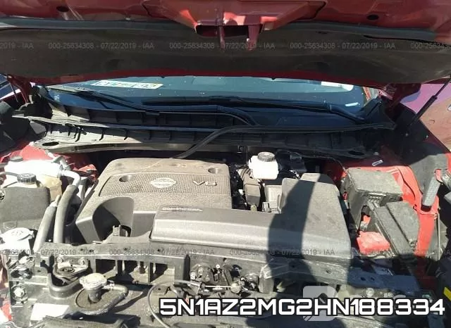 5N1AZ2MG2HN188334 фото 2