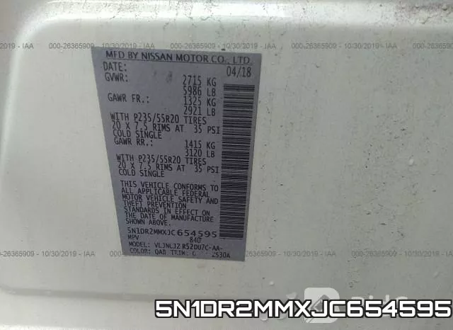 5N1DR2MMXJC654595 фото 10
