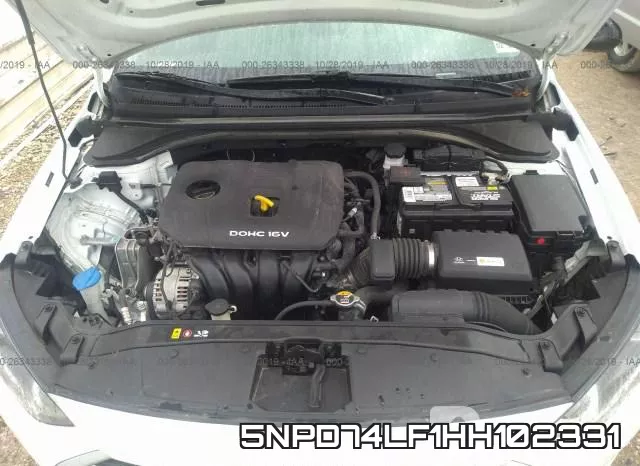 5NPD74LF1HH102331 фото 2