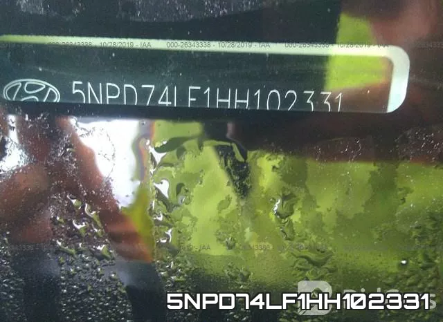 5NPD74LF1HH102331 фото 10