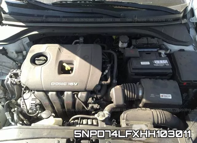 5NPD74LFXHH103011 фото 2