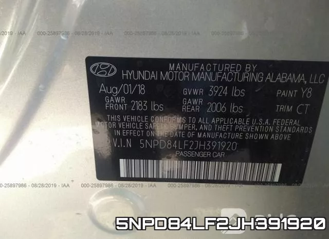 5NPD84LF2JH391920 фото 10