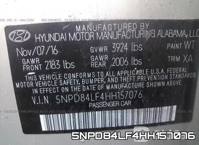 5NPD84LF4HH157076 фото 10