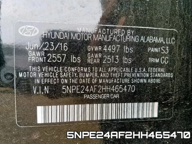 5NPE24AF2HH465470 фото 2