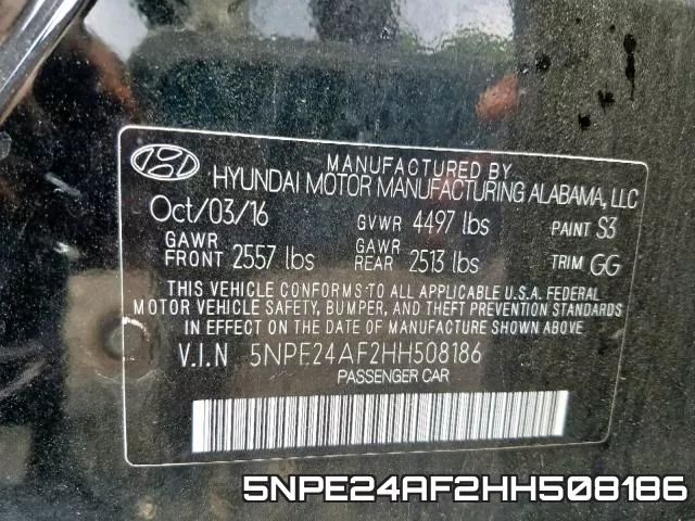 5NPE24AF2HH508186 фото 2